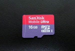 Sandisk Mobile Ultra 16GB 実物