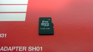 AQUOS Phone SH-01D　MicroSD