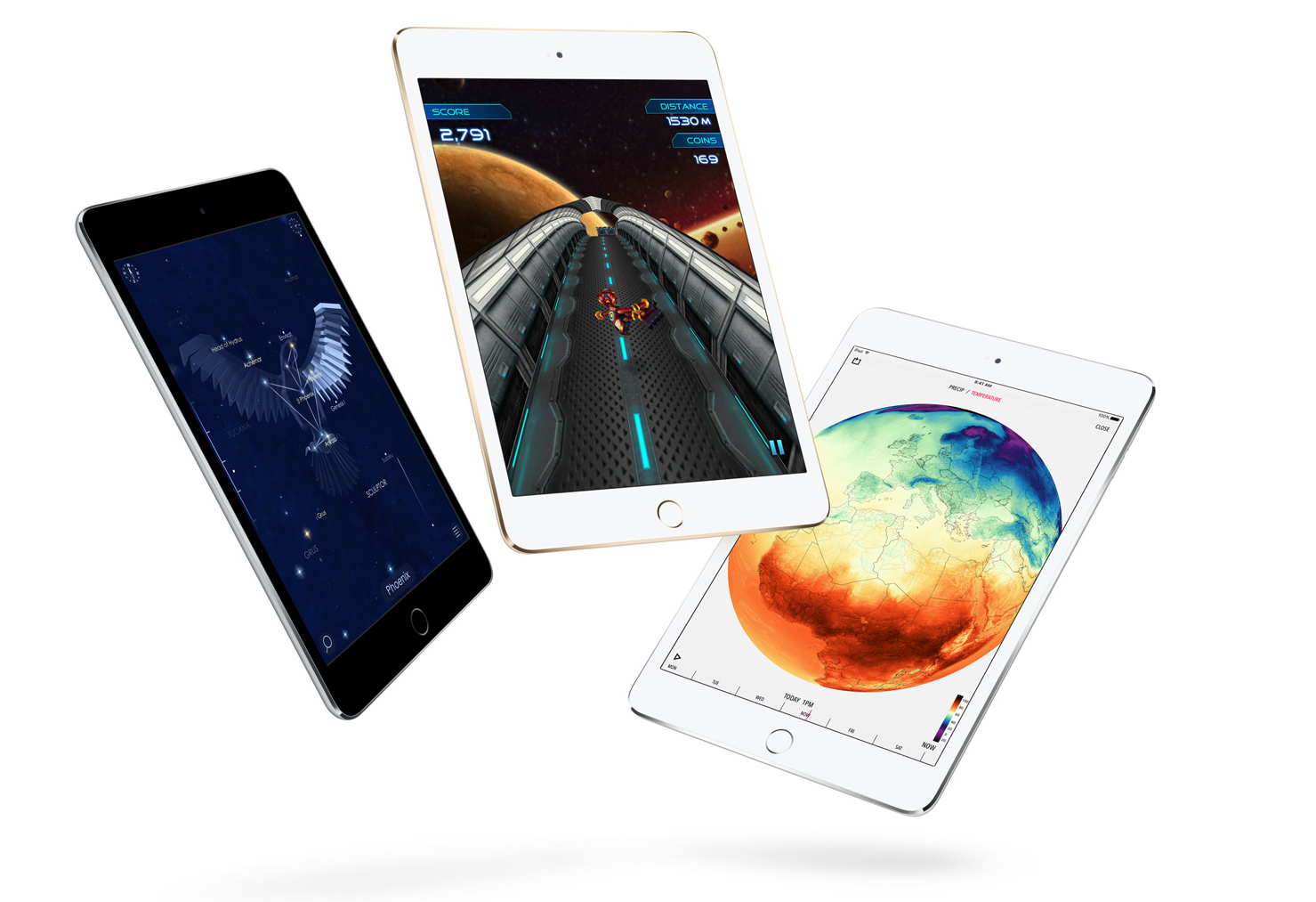 iPad mini 4 Wi-Fi+Cellularモデル価格比較表：ドコモ/au/SB/SIMフリー