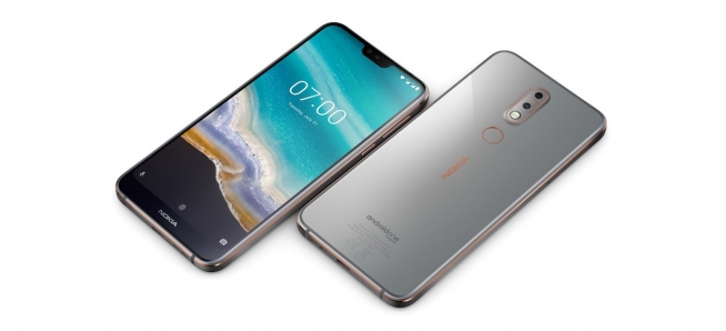 Nokia 7.1 from HMD Global in Gloss Steel