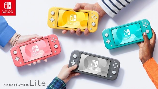 Nintendo Switch Lite 3色
