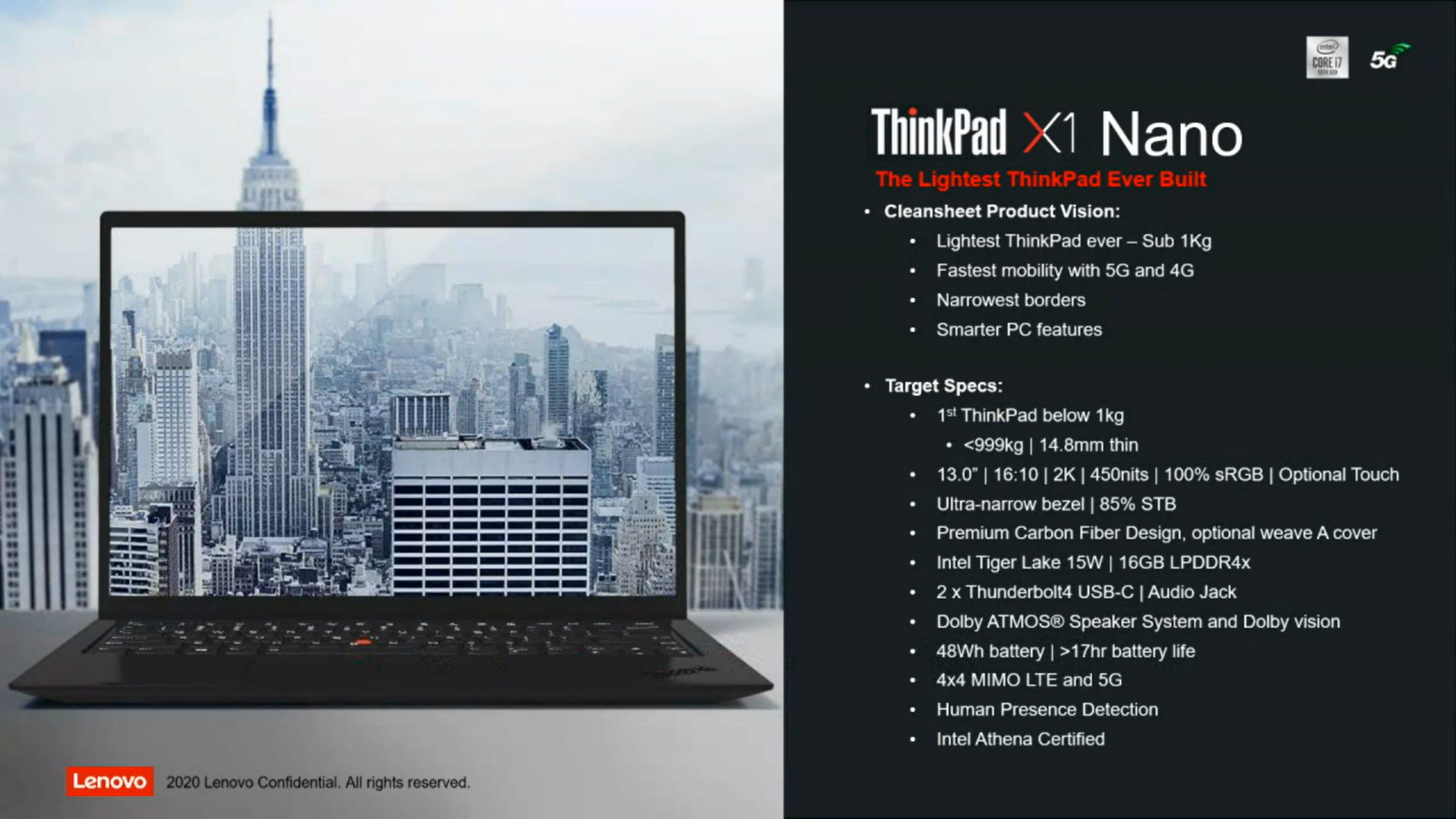 Thinkpad X1 Nanoがリーク 5g対応で1kg切り すまほん