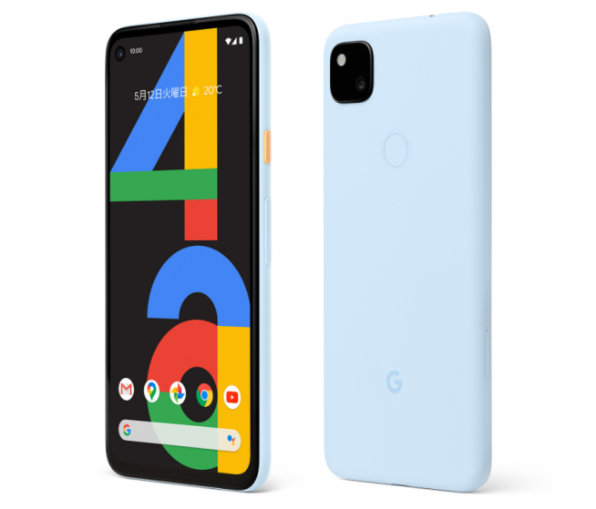 Google pixel4a Just Black/Barely Blue