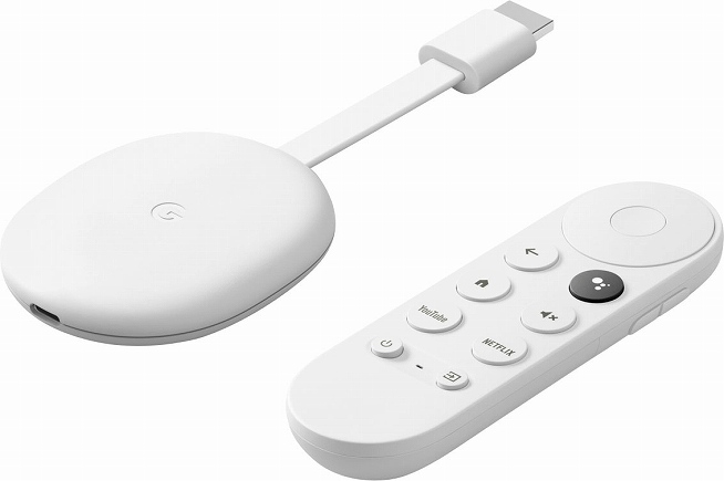 Chromecast with Google TV 4Kモデル とミラブル３個
