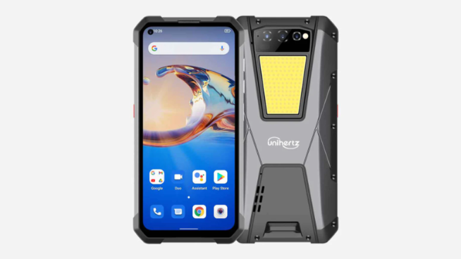 Unihertz 耐衝撃スマートフォン 超巨大22000mAh電池搭載スマホ「Unihertz Tank」発表!66W急速