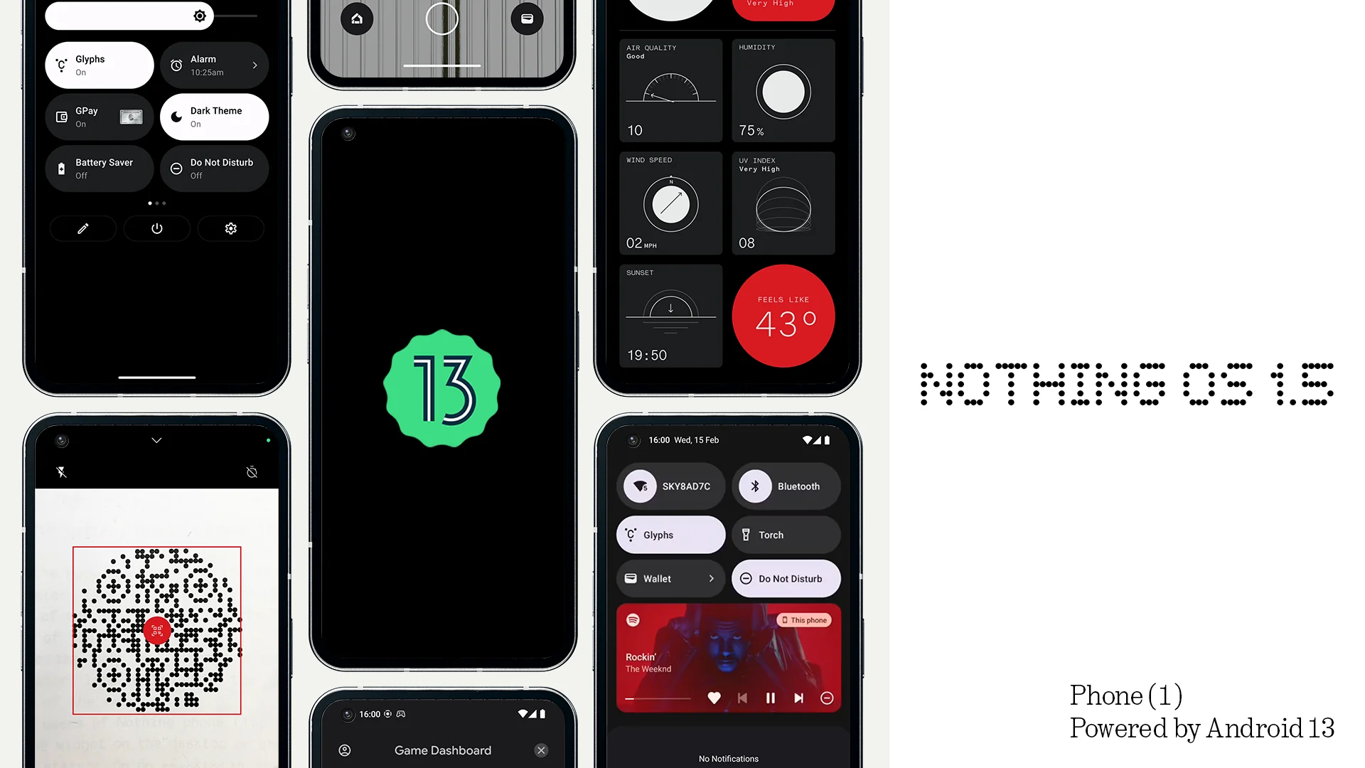 Nothing Phone (1)、Android 13アップデートを実施