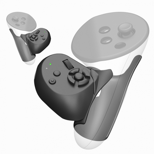 Questコントローラーで指一本ずつ動く！ShiftallのAddCon+が予約開始