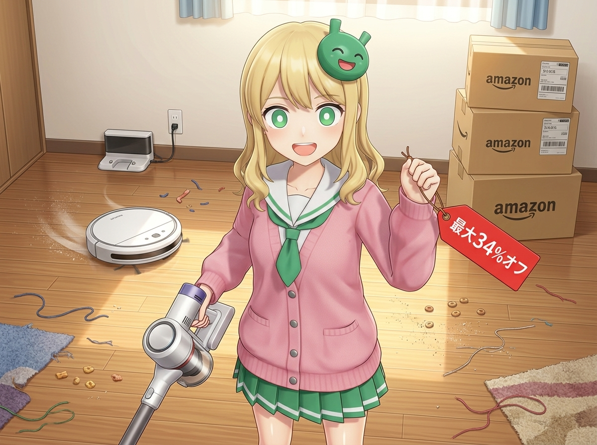 最大34%オフ・Roborockが「Amazon新生活セールFinal」に参加