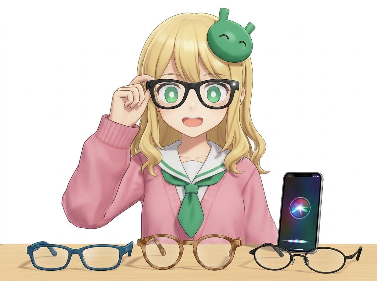 Appleスマートグラス4種のスタイルをテスト2026年末か2027年初発表か