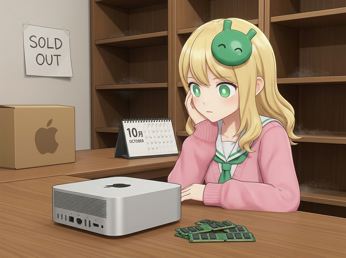 新Mac Studioは10月まで届かない可能性