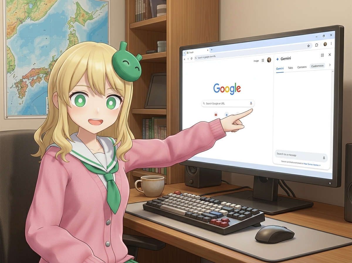 Google、Gemini in Chromeを日本含む7か国に展開