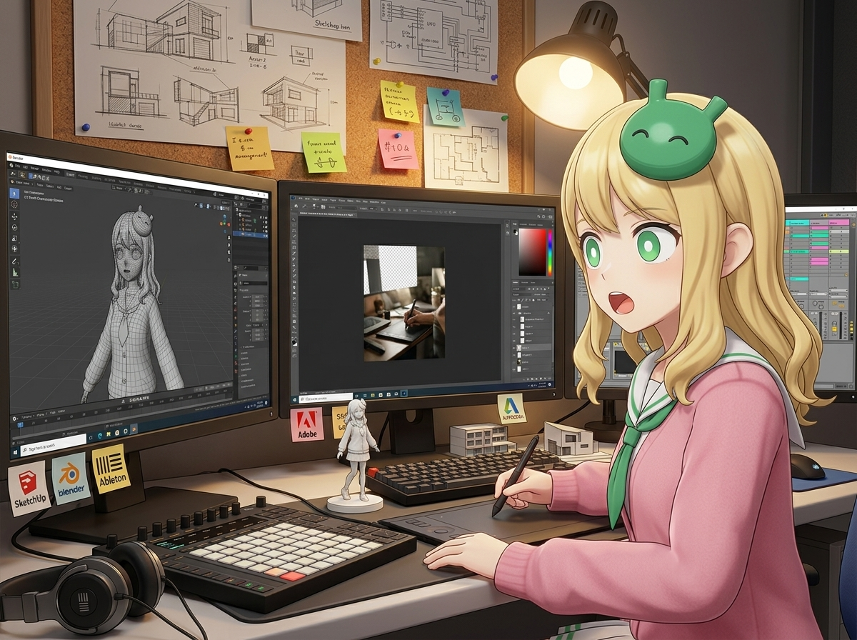 Claudeが創作ソフト9本に対応、AdobeやBlenderと連携