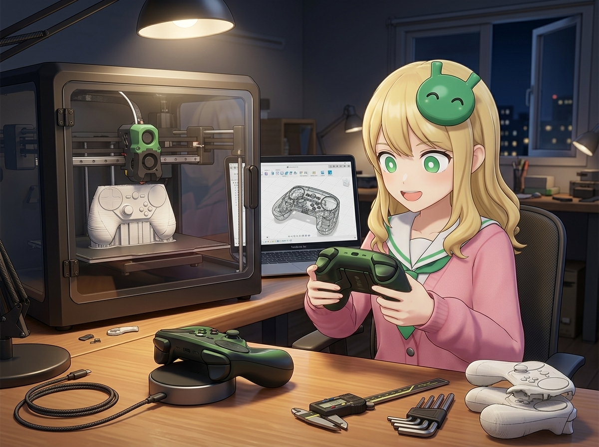 Valve、新型Steam ControllerとPuckの筐体CADを公式配布開始
