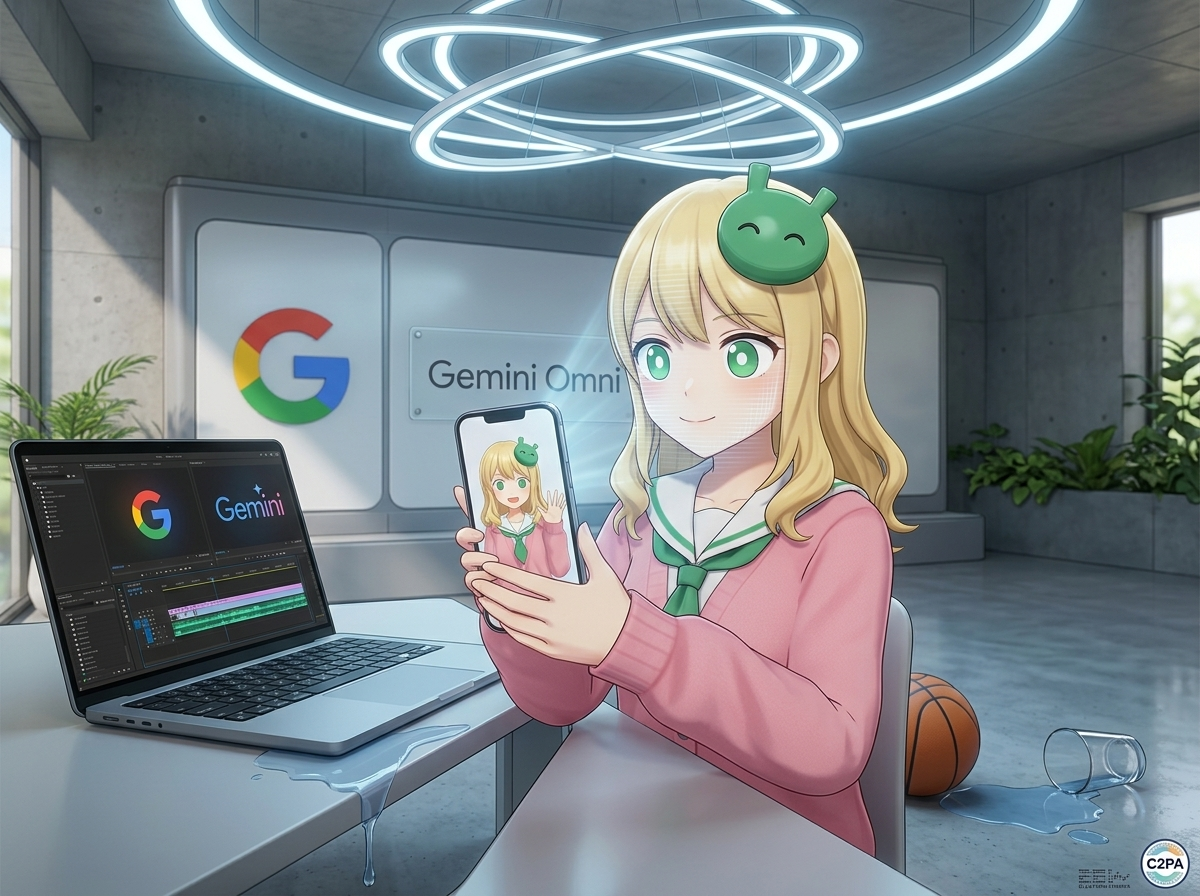 Google「Gemini Omni」発表、自分のアバターで動画主演も可能に