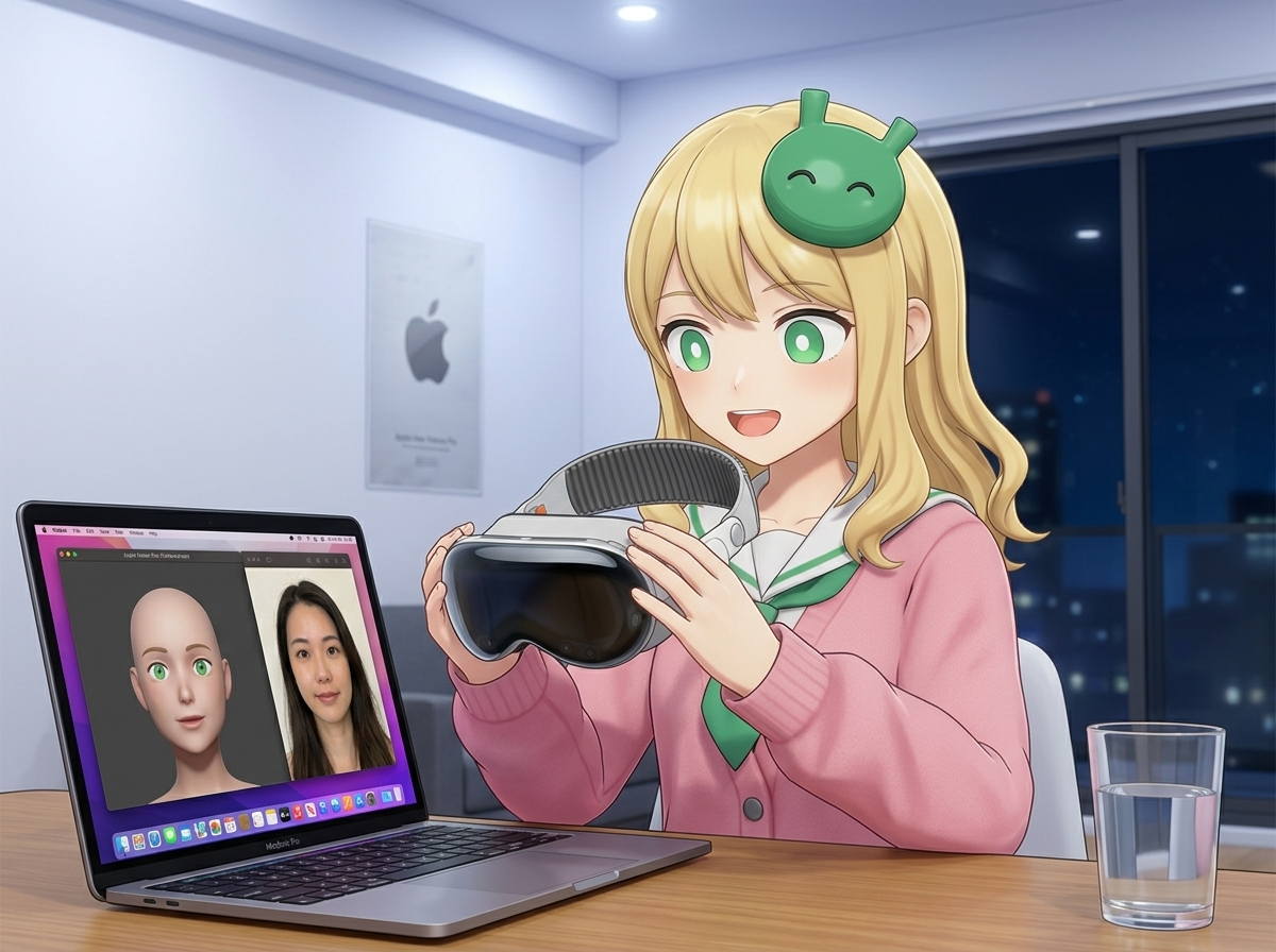 AppleがアバターのAnimato取り込み、Vision Pro Personaの自然さ底上げへ