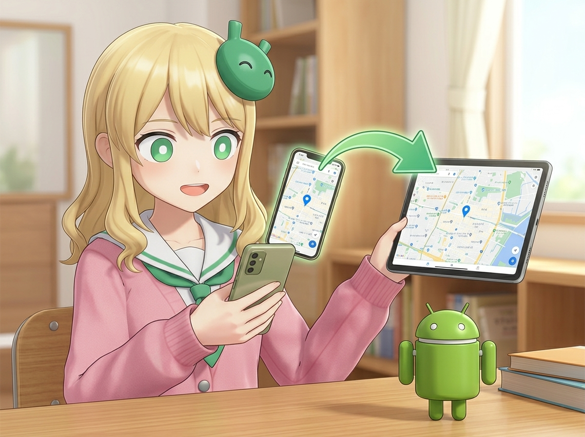Android 17に作業引き継ぎ機能「Continue On」搭載へ、スマホからタブレットに