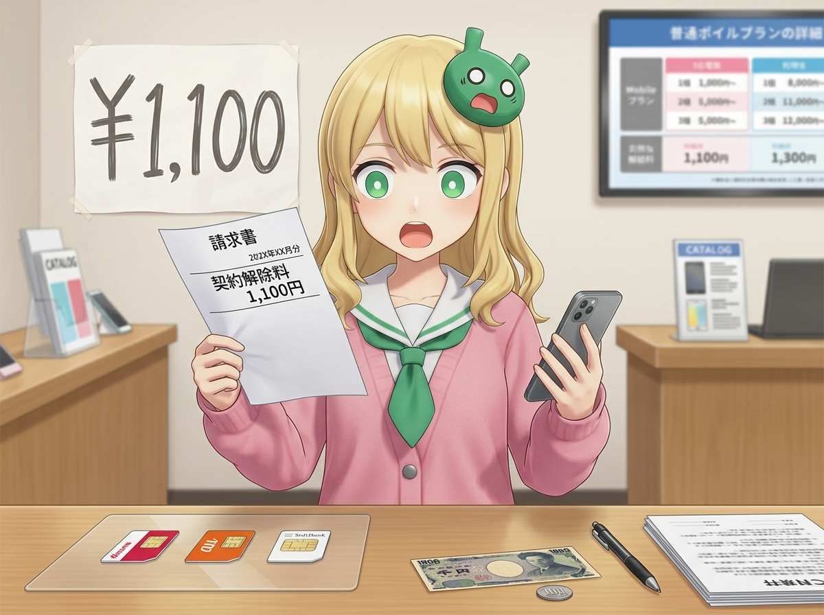 ソフトバンク・ワイモバ・LINEMO、契約解除料を最大1100円で新設へ